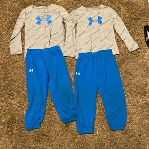 Matching twin Under Armour sets